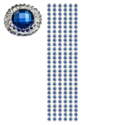 Premium-Schmuck-Bordüren "Prinzess", selbstklebend, 29cm, blau