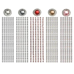 Premium-Schmuck-Bordüren "Prinzess", selbstklebend, 29cm, 5 Farben, 5 Bogen