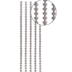 Premium-Schmuck-Bordüren "Strass-Trio", 29cm, mit Glas-Kristallen, anthrazit