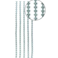 Premium-Schmuck-Bordüren "Strass-Trio", selbstklebend, 29cm, mit Glas-Kristallen, mint