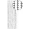 Premium-Schmuck-Bordüren "Strass-Trio", selbstklebend, 29cm, mit Glas-Kristallen, blaugrau