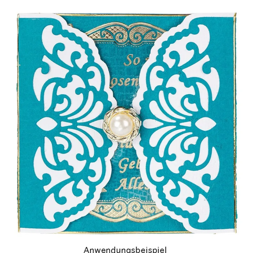 Premium-Schmucksteine, Perlen-Zierstein 2, Ø 1,7cm, hellgold, perlmutt, 50 Stück