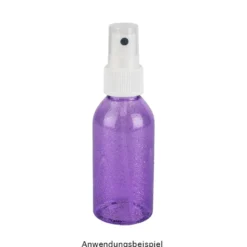Premium-Tauchfarbe, Farbglas-Glitzer-Effekt, violett mit Silber-Glitzer, 250ml