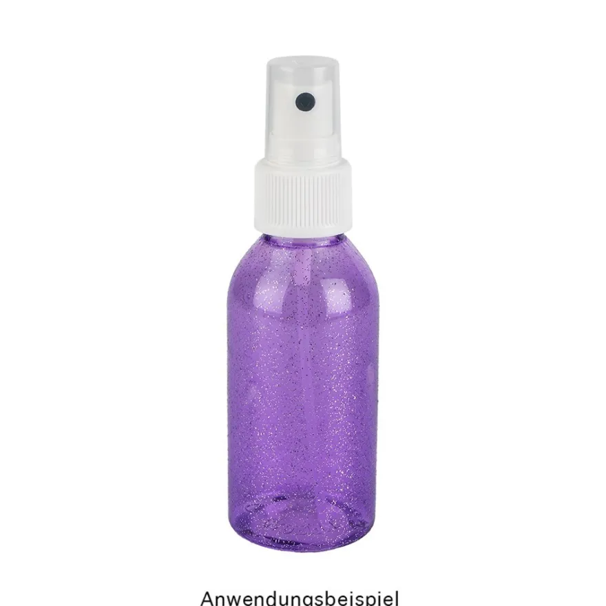 Premium-Tauchfarbe, Farbglas-Glitzer-Effekt, violett mit Silber-Glitzer, 250ml