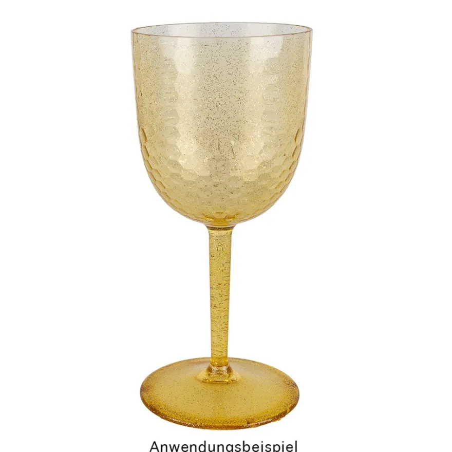 Premium-Tauchfarbe, Farbglas-Glitzer-Effekt, goldgelb mit Silber-Glitzer, 250ml