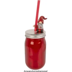 Premium-Tauchfarbe, Farbglas-Effekt, rot, 250ml