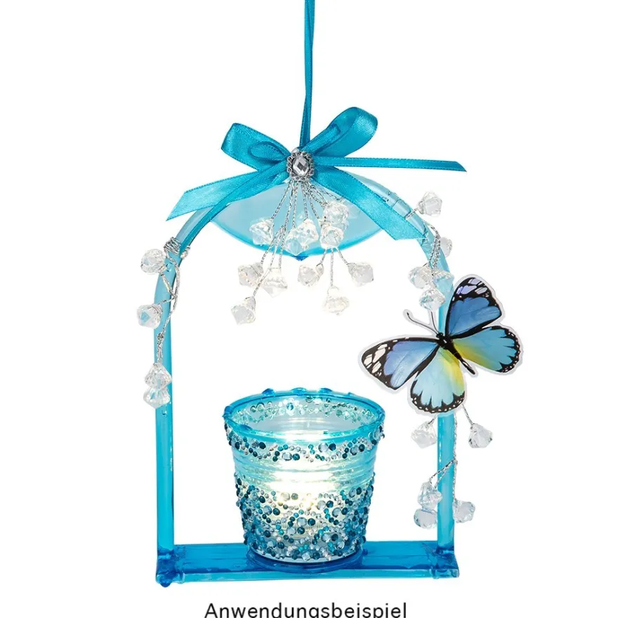 Premium-Tauchfarbe, Farbglas-Effekt, blau, 250ml