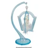 Premium-Tauchfarbe, Farbglas-Glitzer-Effekt, blau mit Silber-Glitzer, 250ml