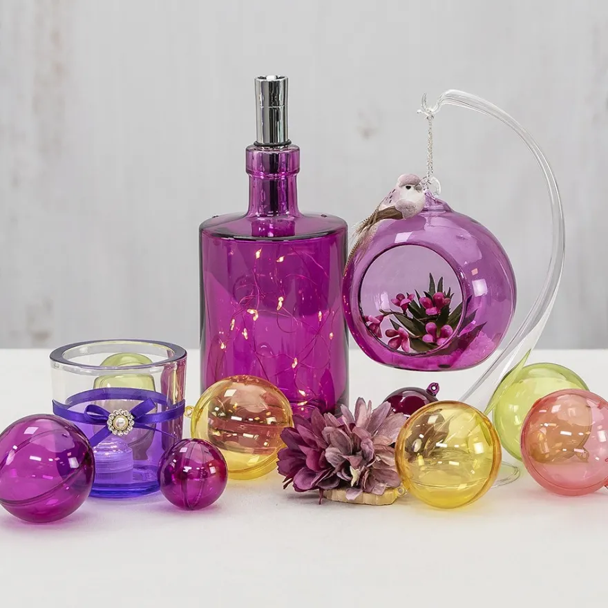 Premium-Tauchfarbe, Farbglas-Effekt, pink, 250ml
