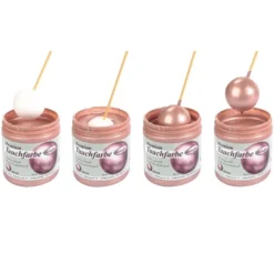 Premium-Tauchfarbe, metallic, altrosa, 250ml