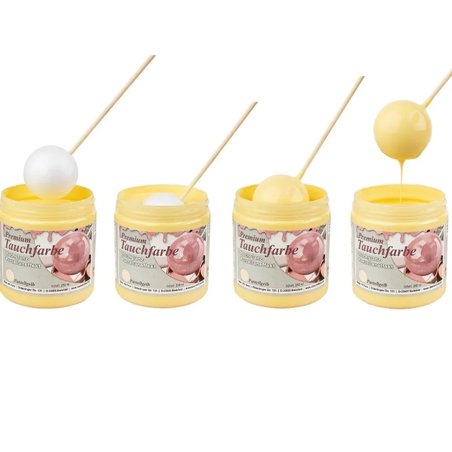 Premium-Tauchfarbe, Pastellgelb, 250ml