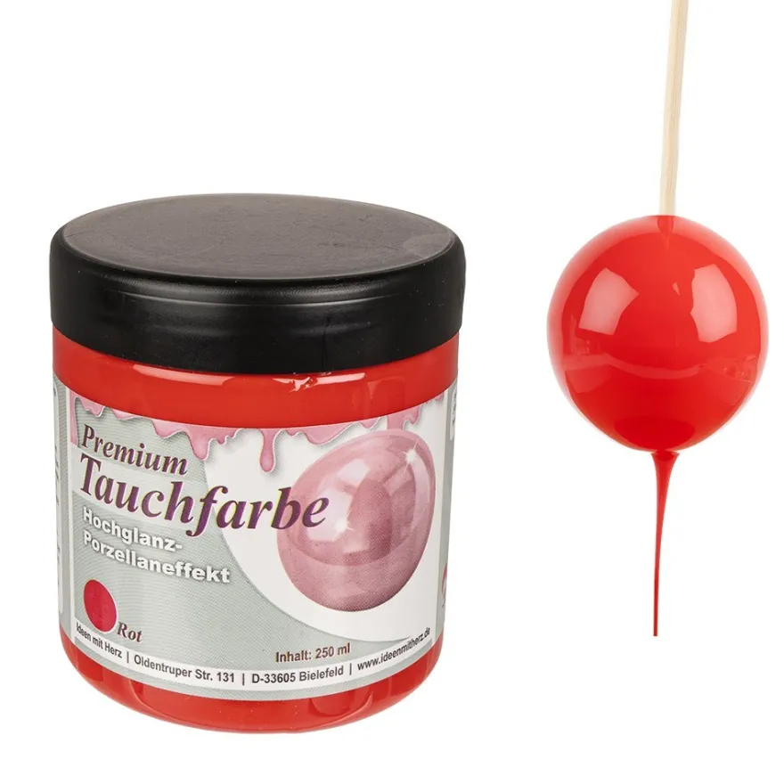 Premium-Tauchfarbe, Rot, 250ml