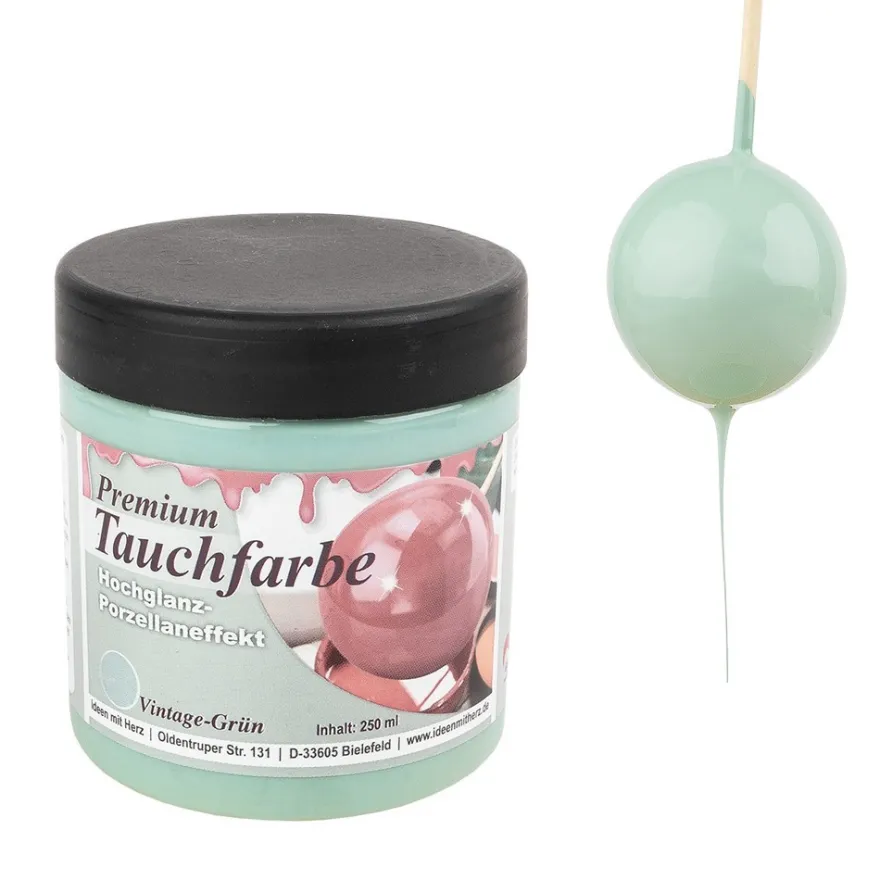 Premium-Tauchfarbe, Vintage-Grün, 250ml