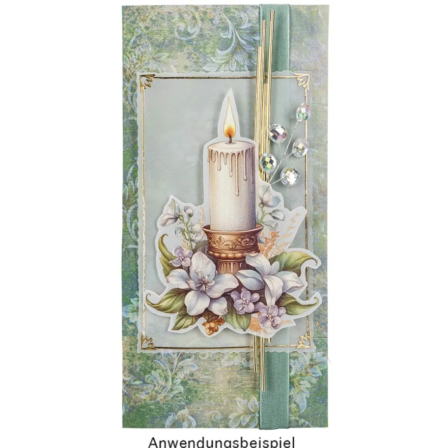 Premium-Transfers, Anlässe, mit Metallic-Effekt, 10cm x 30cm, farbig, 10 Bogen