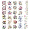 Premium-Transfers, Blumen & Wünsche 2, 10cm x 30cm, farbig, 10 Bogen