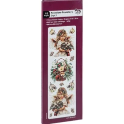 Premium-Transfers, Engel 2, 10cm x 30cm, farbig, 10 Bogen