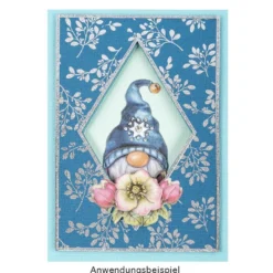 Premium-Transfers, Florale Designs, 10cm x 30cm, Silberfolie, 10 Bogen