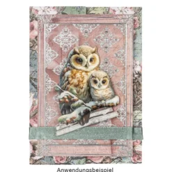 Premium-Transfers, Florare Bordüren & Ornamente, 10cm x 30cm, Silberfolie, 10 Bogen