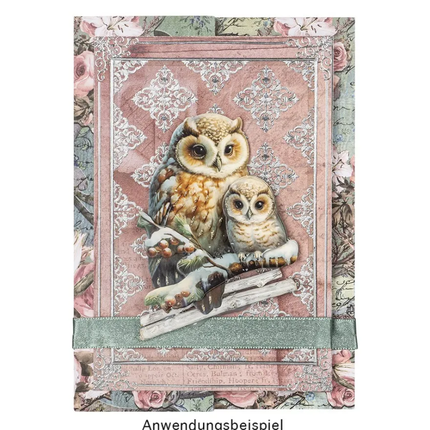 Premium-Transfers, Florare Bordüren & Ornamente, 10cm x 30cm, Silberfolie, 10 Bogen
