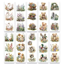 Premium-Transfers, Frühlingserwachen, 10cm x 30cm, farbig, 10 Bogen