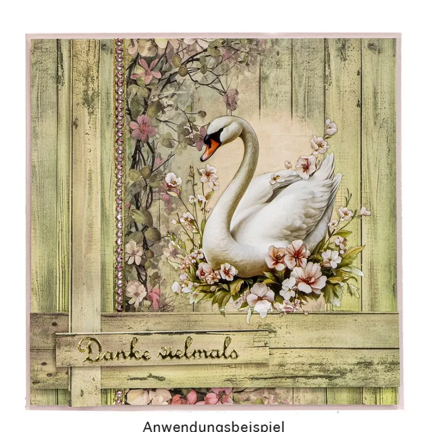 Premium-Transfers, Frühlingserwachen, 10cm x 30cm, farbig, 10 Bogen