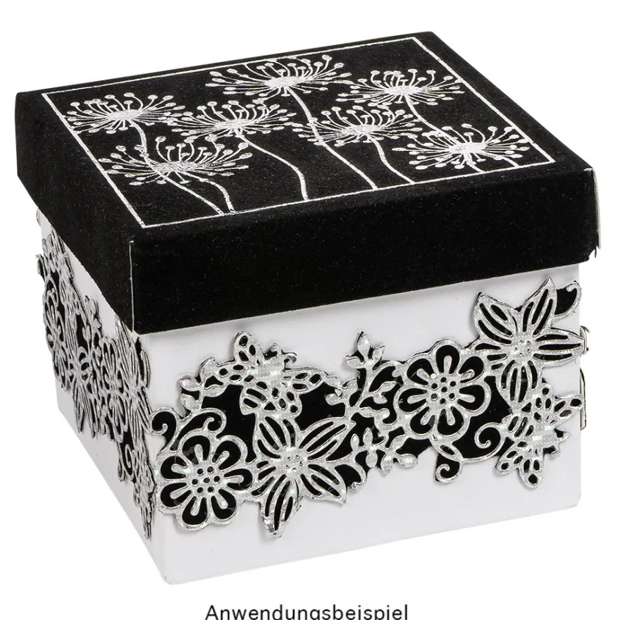 Premium-Transfers, Frühlingsmotive, 10cm x 30cm, Silberfolie, 10 Bogen
