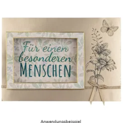 Premium-Transfers, Glückwünsche, 10cm x 30cm, farbig, 10 Bogen