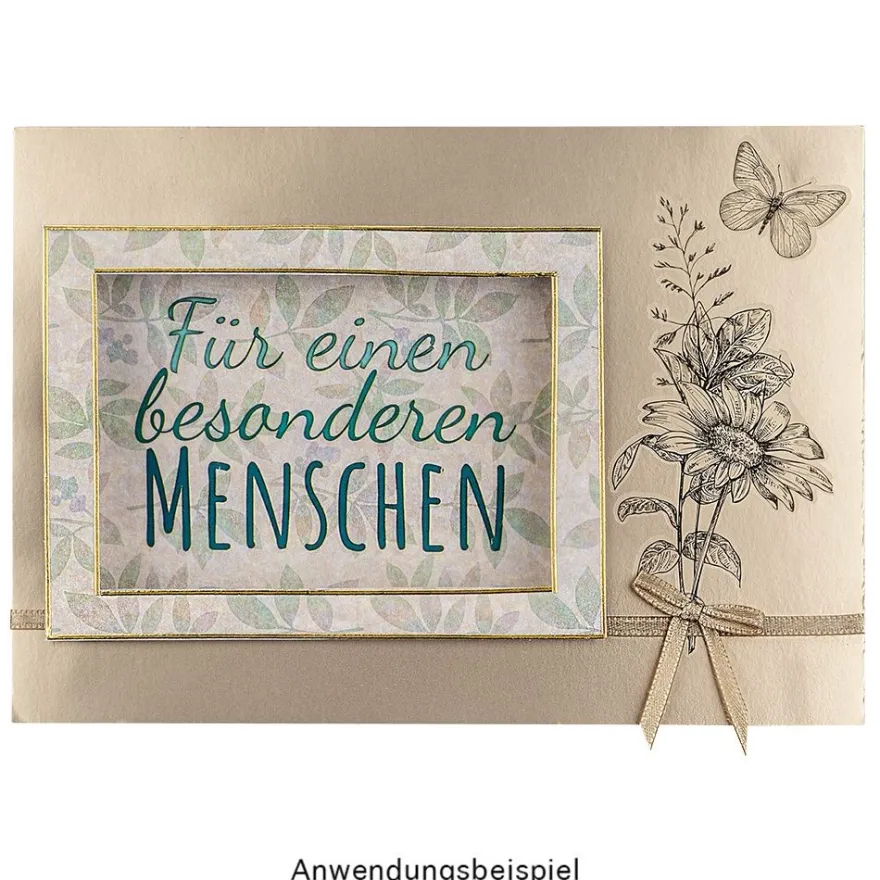 Premium-Transfers, Glückwünsche, 10cm x 30cm, farbig, 10 Bogen