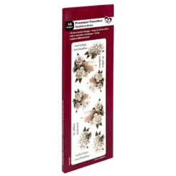 Premium-Transfers, Kondolenz-Kerzen, 10cm x 30cm, farbig, 10 Bogen