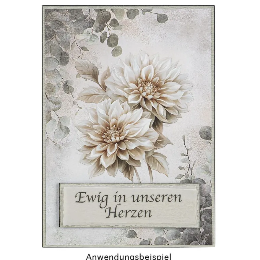 Premium-Transfers, Kondolenz & Schriften 2, 10cm x 30cm, farbig, 10 Bogen