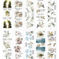 Premium-Transfers, Kondolenz & Schriften 2, 10cm x 30cm, farbig, 10 Bogen