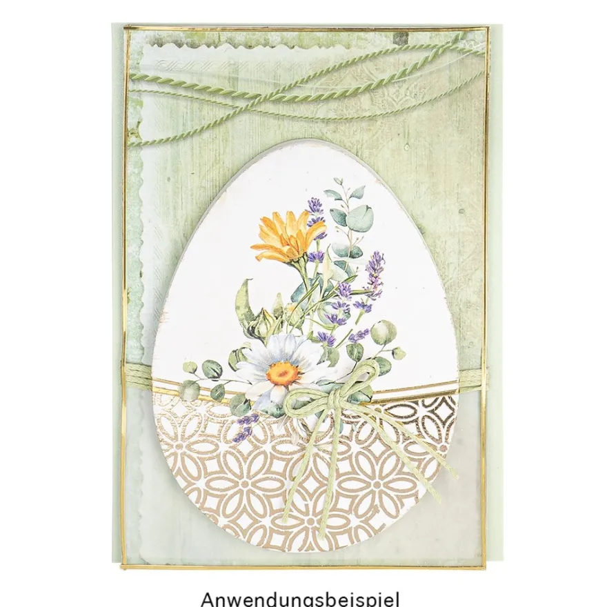 Premium-Transfers, Ornamentik, 10cm x 30cm, Goldfolie, 10 Bogen