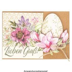 Premium-Transfers, Ornamentik, 10cm x 30cm, Goldfolie, 10 Bogen