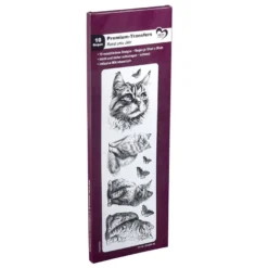 Premium-Transfers, Rund ums Jahr, 10cm x 30cm, schwarz, 10 Bogen