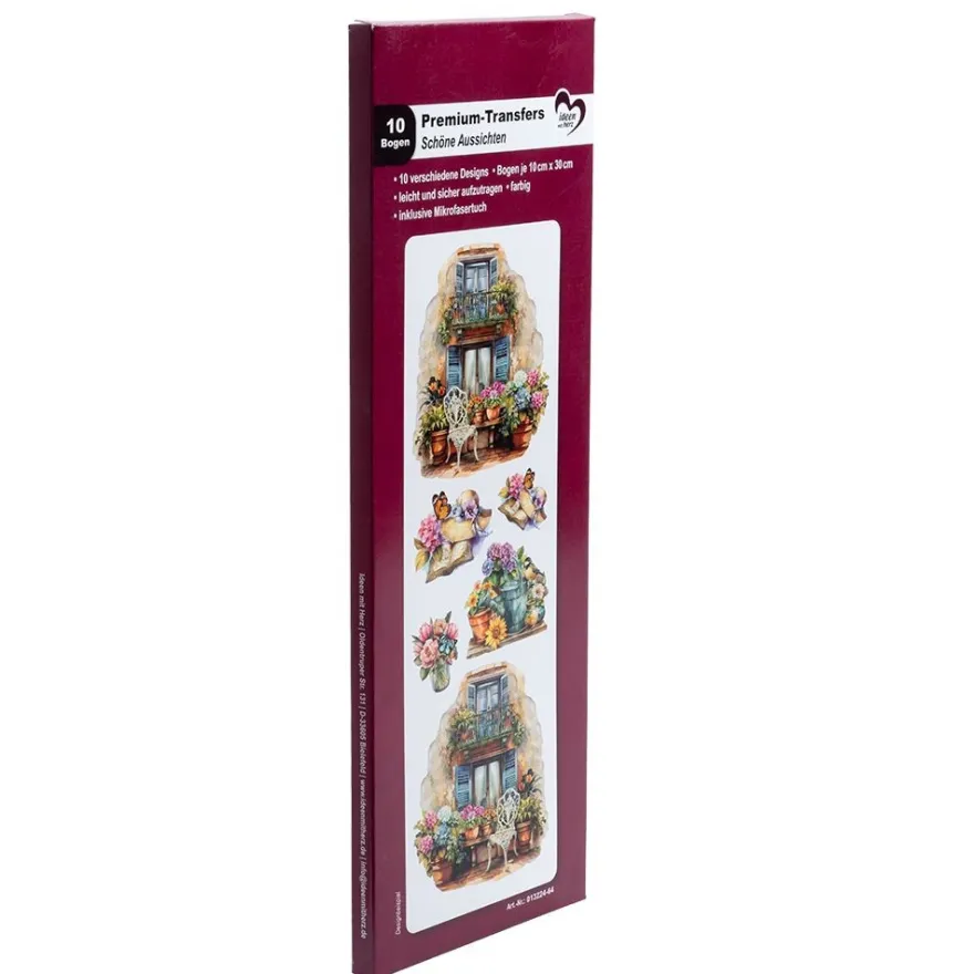 Premium-Transfers, Schöne Aussichten, 10cm x 30cm, farbig, 10 Bogen