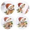 Premium-Transfers, Weihnachtsfloristik 3, 10cm x 30cm, farbig, 10 Bogen