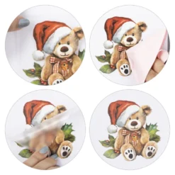 Premium-Transfers, Weihnachtsfloristik 3, 10cm x 30cm, farbig, 10 Bogen