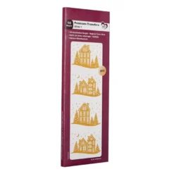 Premium-Transfers, Winter 1, 10cm x 30cm, Goldfolie, 10 Bogen
