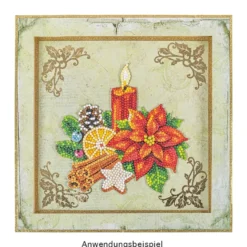 Premium-Transfers, Winter 2, 10cm x 30cm, Goldfolie, 10 Bogen