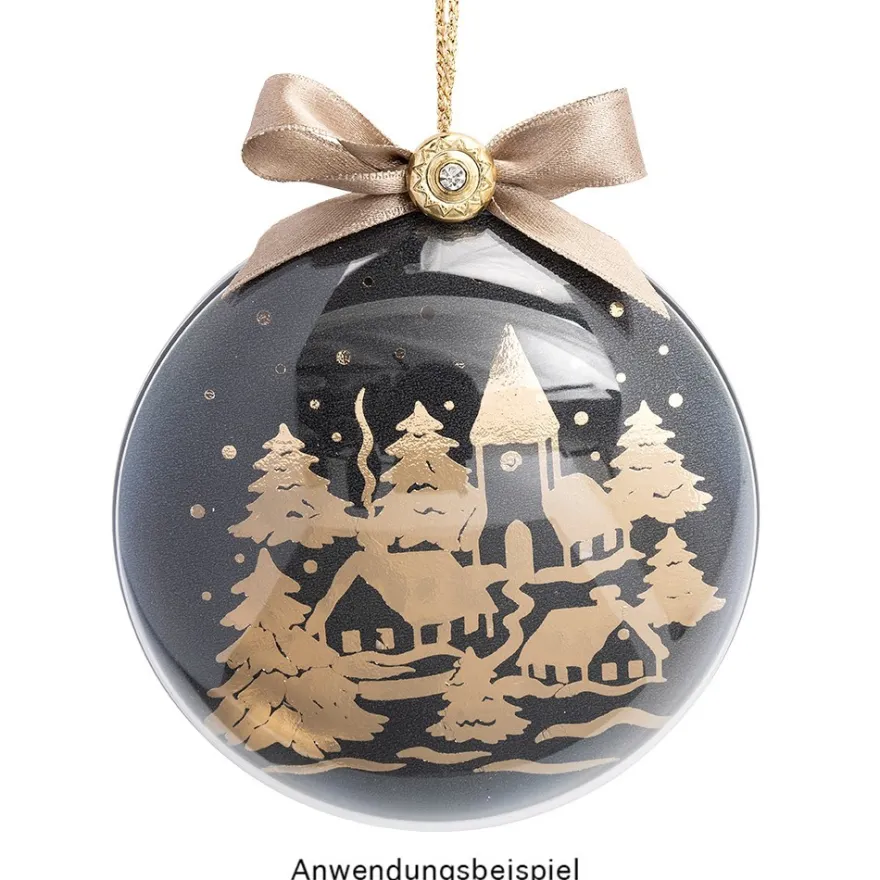 Premium-Transfers, Winter/Weihnachten 3, 10cm x 30cm, Goldfolie, 10 Bogen
