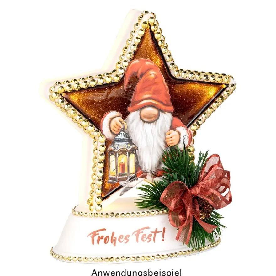 Premium-Transfers, Winter/Weihnachten 1, 10cm x 30cm, 10 versch. Designs, farbig, 10 Bogen