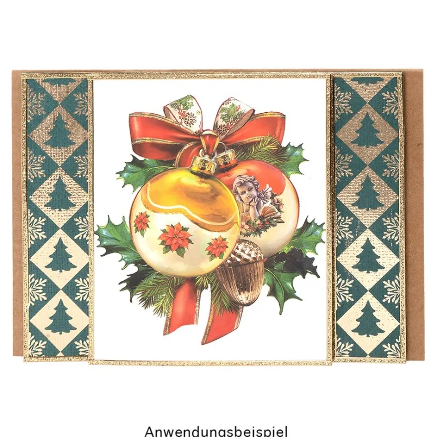 Premium-Transfers, Winter/Weihnachten 2, 10cm x 30cm, 10 versch. Designs, farbig, 10 Bogen
