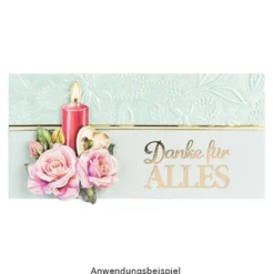 Premium-Transfers, Wünsche rund ums Jahr, 10cm x 30cm, Goldfolie, 10 Bogen