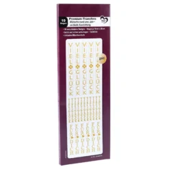 Premium-Transfers, Wünsche rund ums Jahr, vertikal, 10cm x 30cm, Goldfolie, 10 Bogen