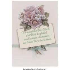 Premium-Transfers, Zum Geburtstag, 10cm x 30cm, farbig, 10 Bogen