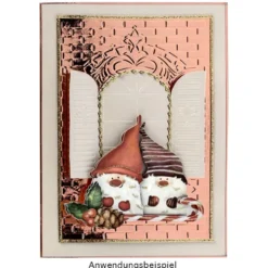 Prägeschablone, Fenster, 14,5cm x 9,5cm
