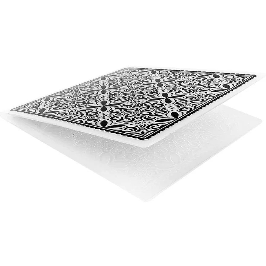 Prägeschablone, Hintergrund Ornamentik 3, 14,7cm x 14,7cm