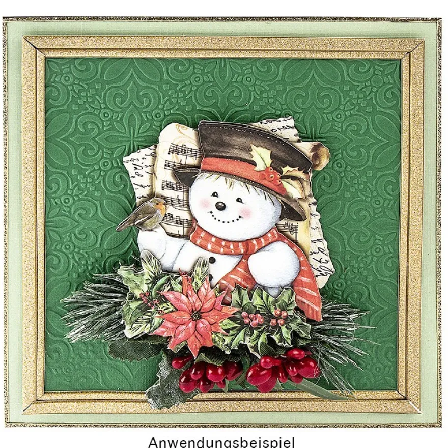 Prägeschablone, Hintergrund Ornamentik 3, 14,7cm x 14,7cm