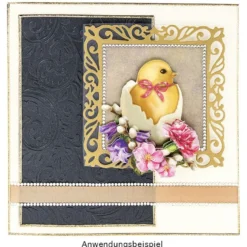 Prägeschablone, Hintergrund Ornamentik 1, 15cm x 10cm