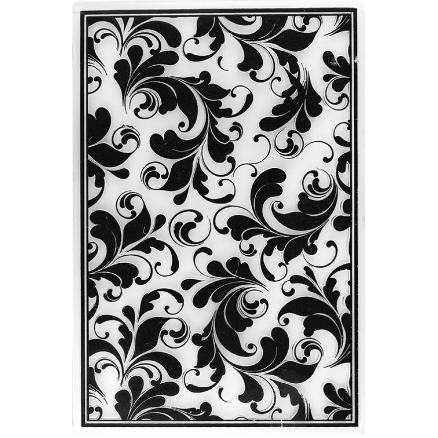 Prägeschablone, Hintergrund Ornamentik 2, 15cm x 10cm